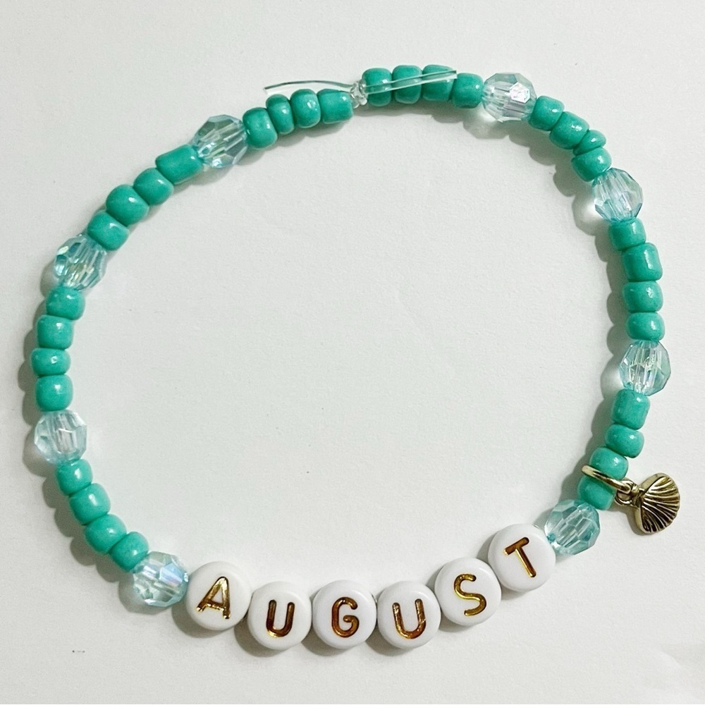 Taylor Swift Eras Tour Friendship Bracelet Folklore August